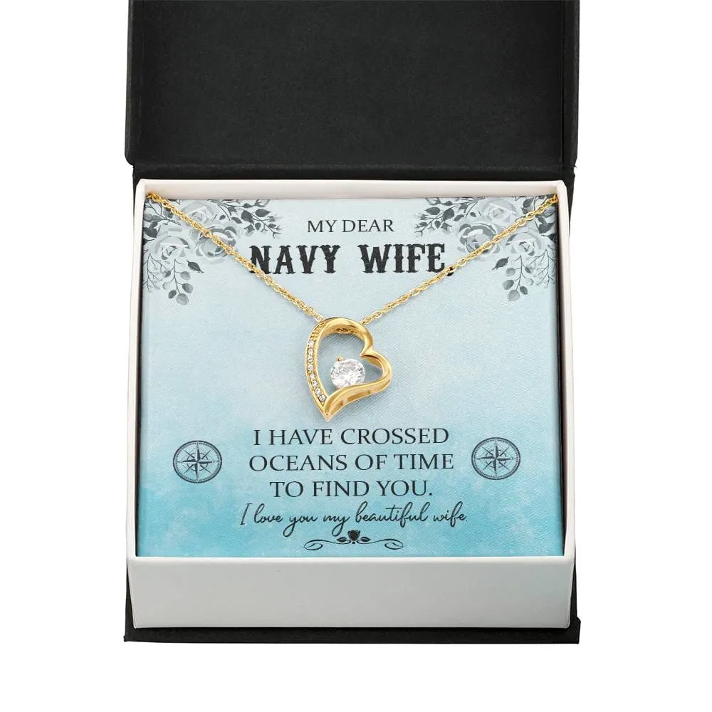 Ocean of Love Necklace: A Timeless Tribute to the Navy Wife's Enduring Love