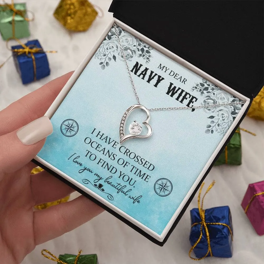 Ocean of Love Necklace: A Timeless Tribute to the Navy Wife's Enduring Love