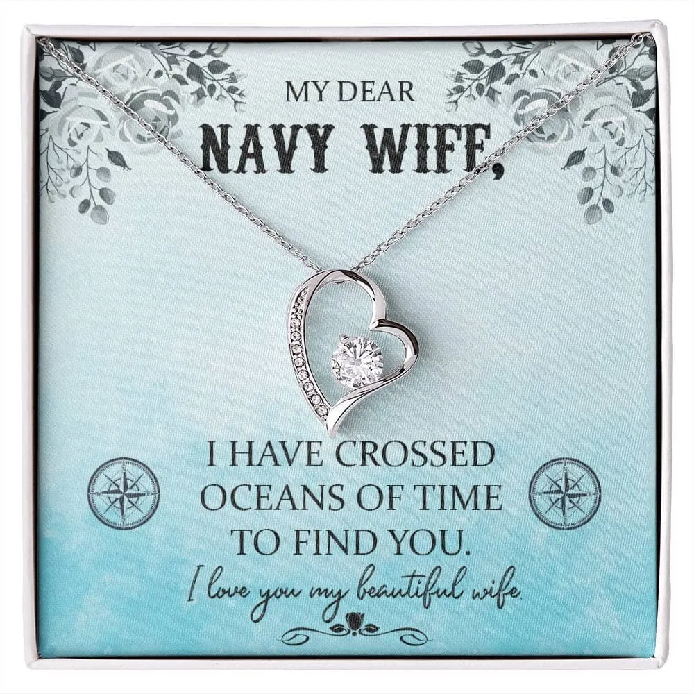 Ocean of Love Necklace: A Timeless Tribute to the Navy Wife's Enduring Love