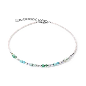 Princess Shape Mix necklace mint green