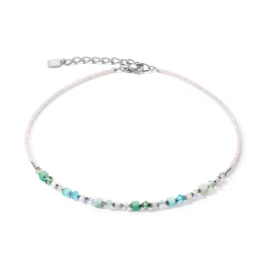 Princess Shape Mix necklace mint green
