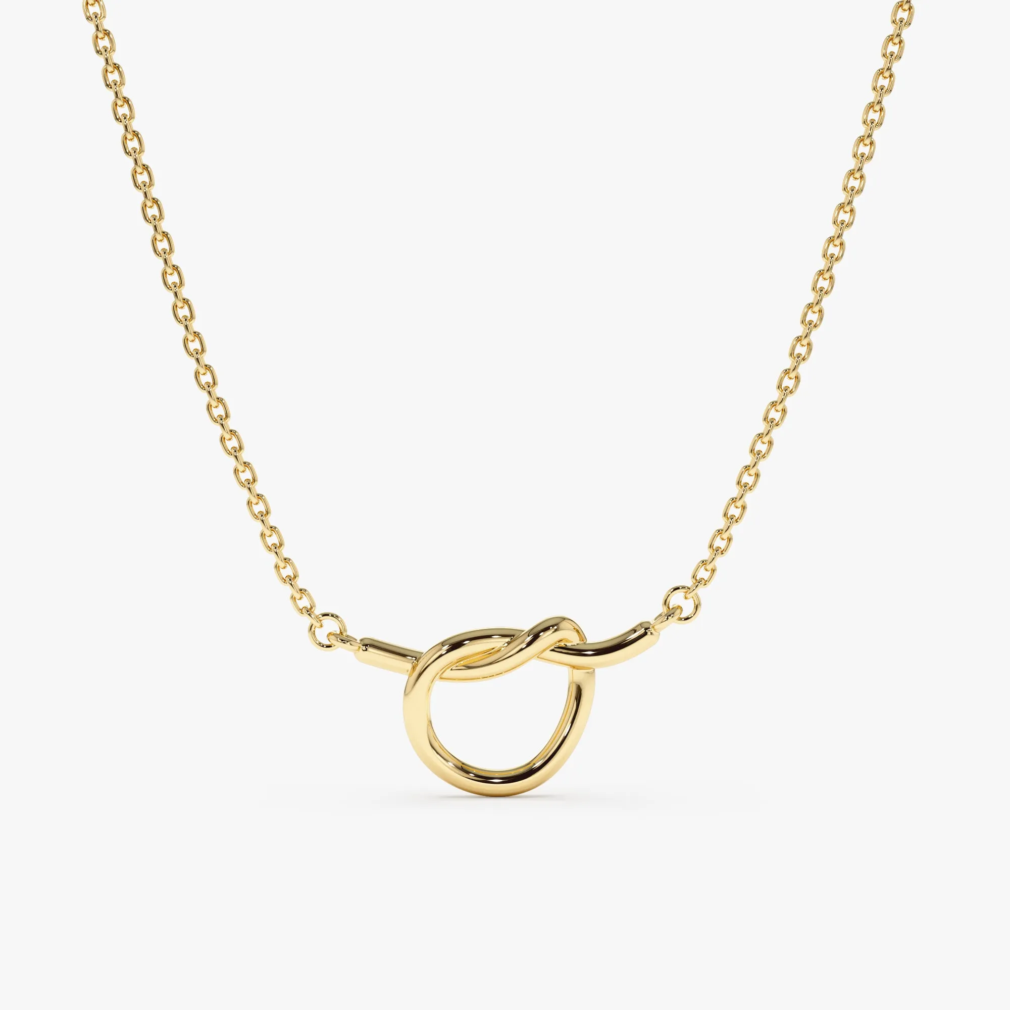 Promise Knot Pendant Necklace, Jenna
