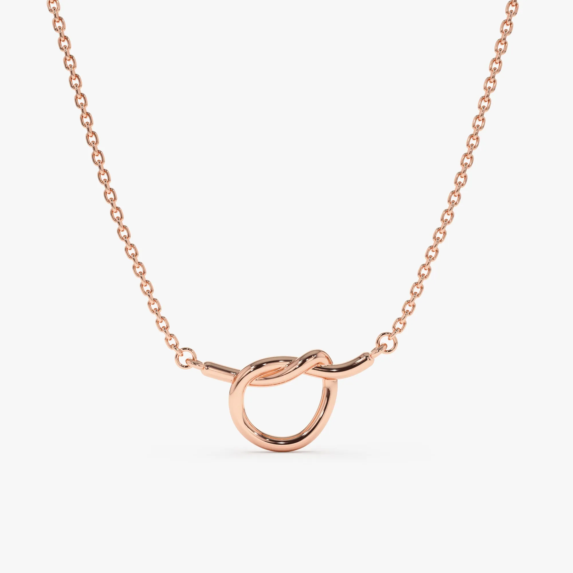 Promise Knot Pendant Necklace, Jenna