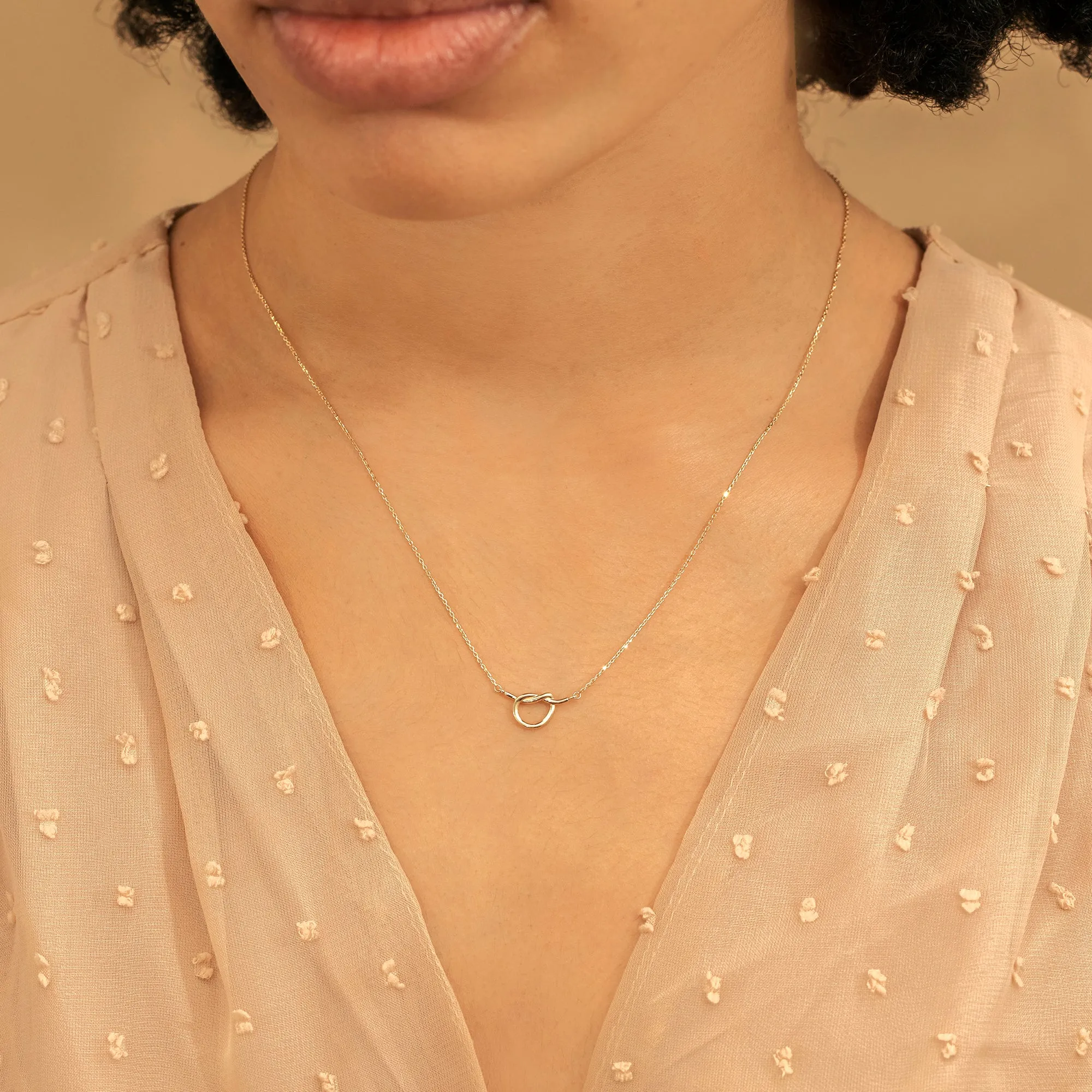 Promise Knot Pendant Necklace, Jenna
