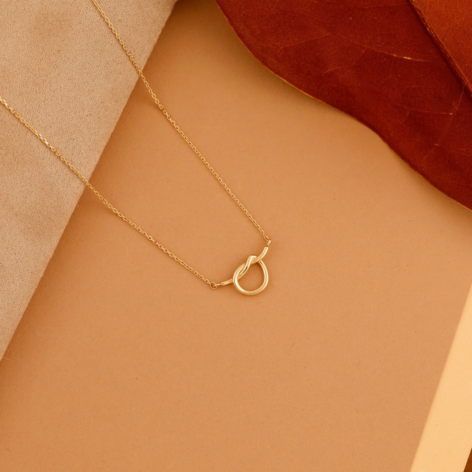 Promise Knot Pendant Necklace, Jenna