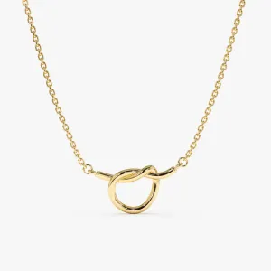 Promise Knot Pendant Necklace, Jenna