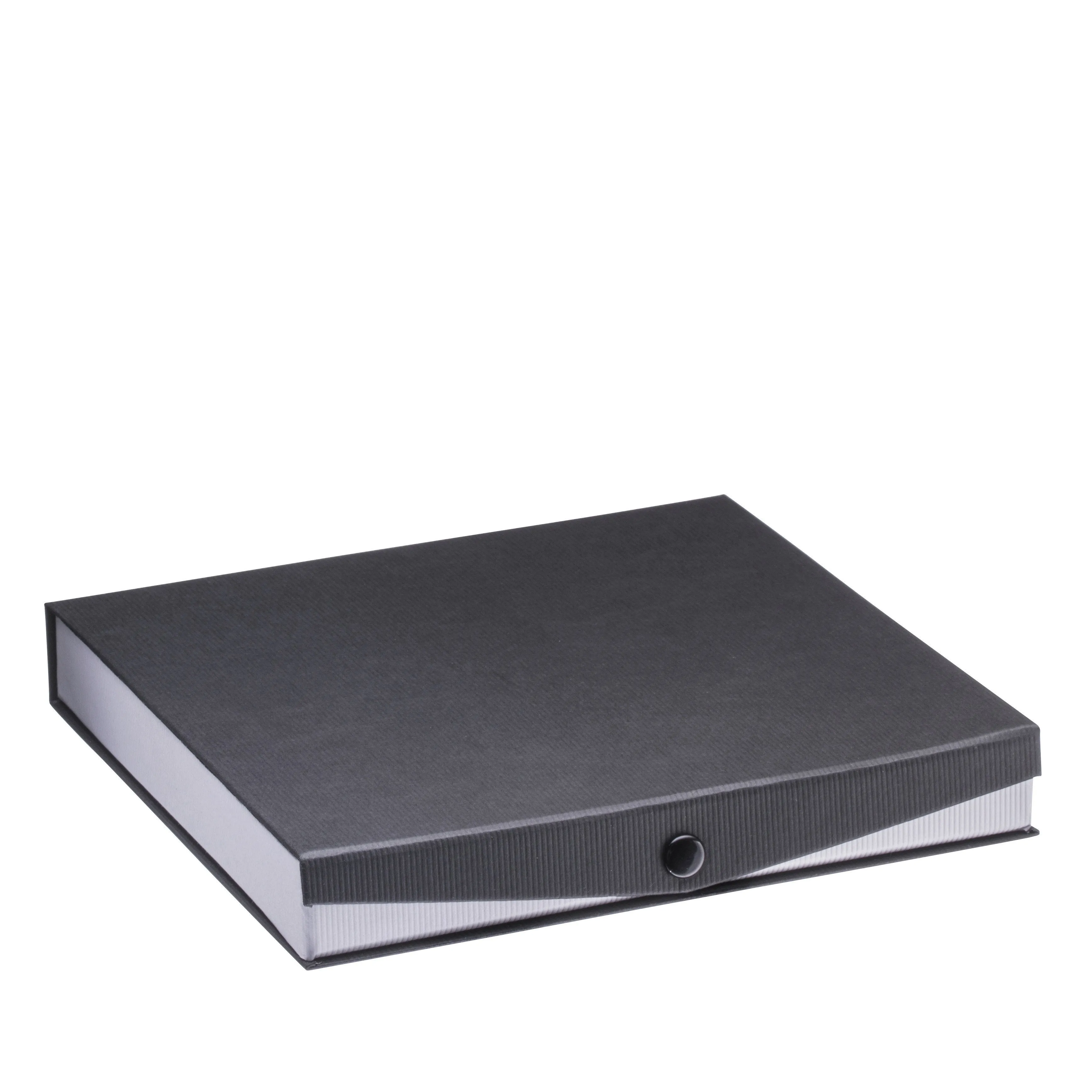 Ribbed Paper Snap Necklace Box, Prim Collection