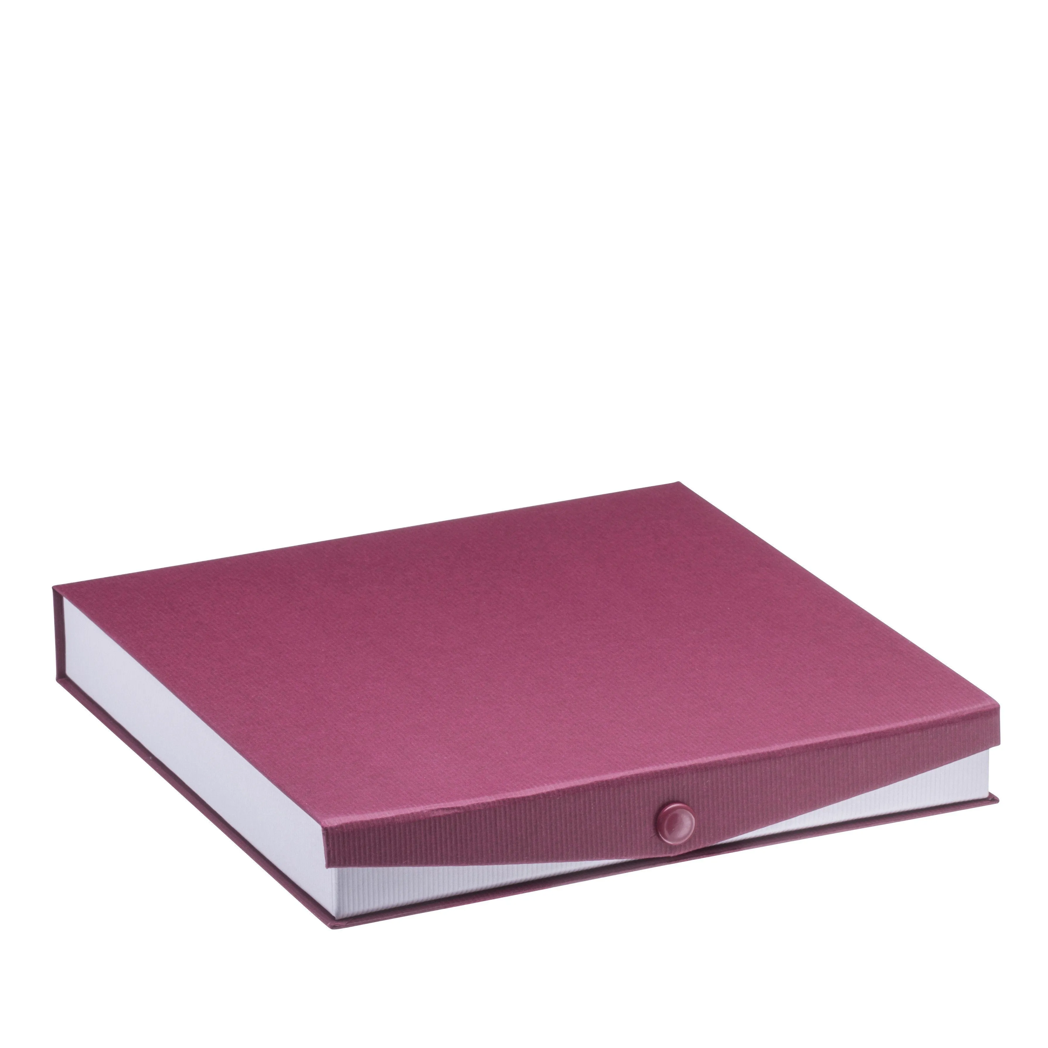 Ribbed Paper Snap Necklace Box, Prim Collection