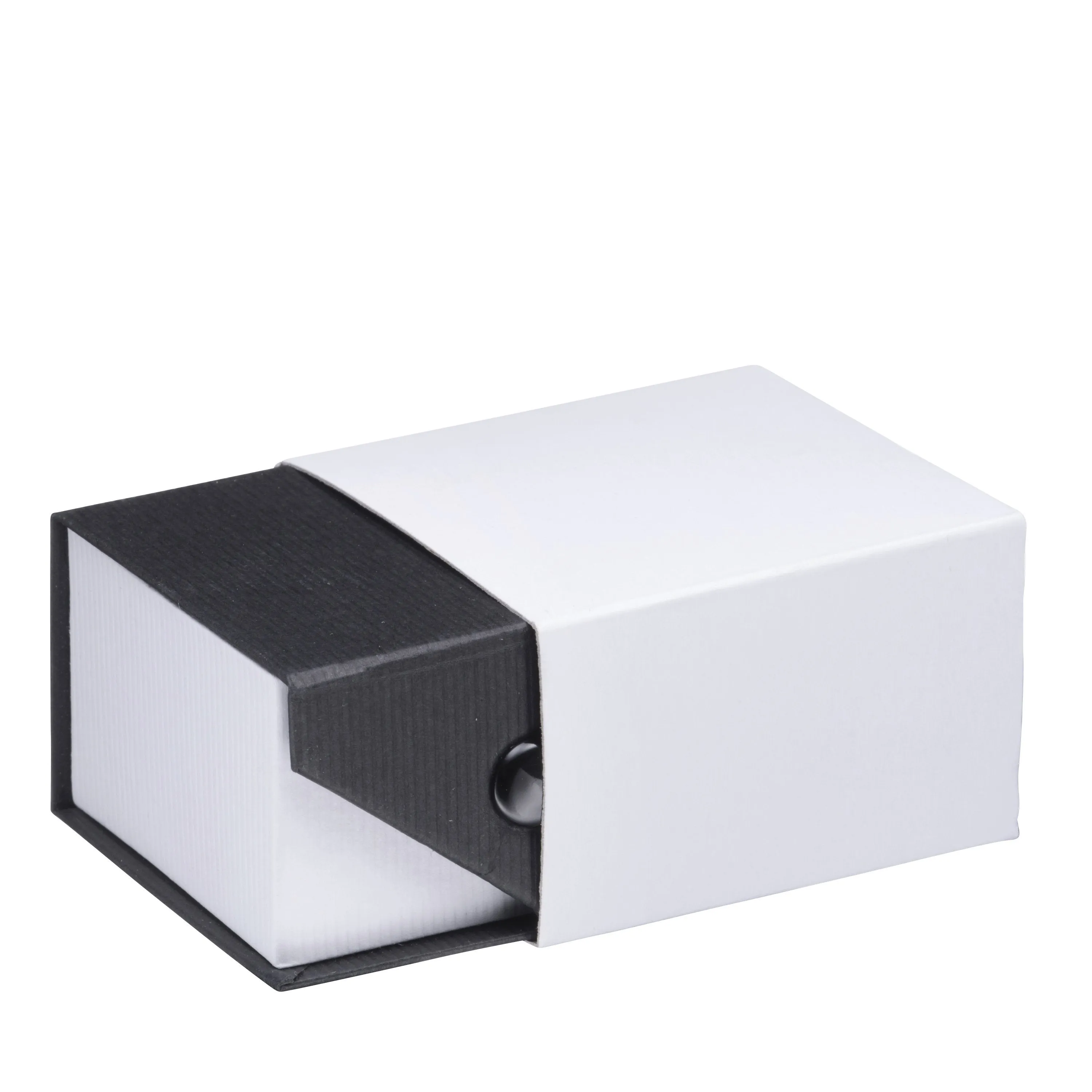Ribbed Paper Snap Necklace Box, Prim Collection
