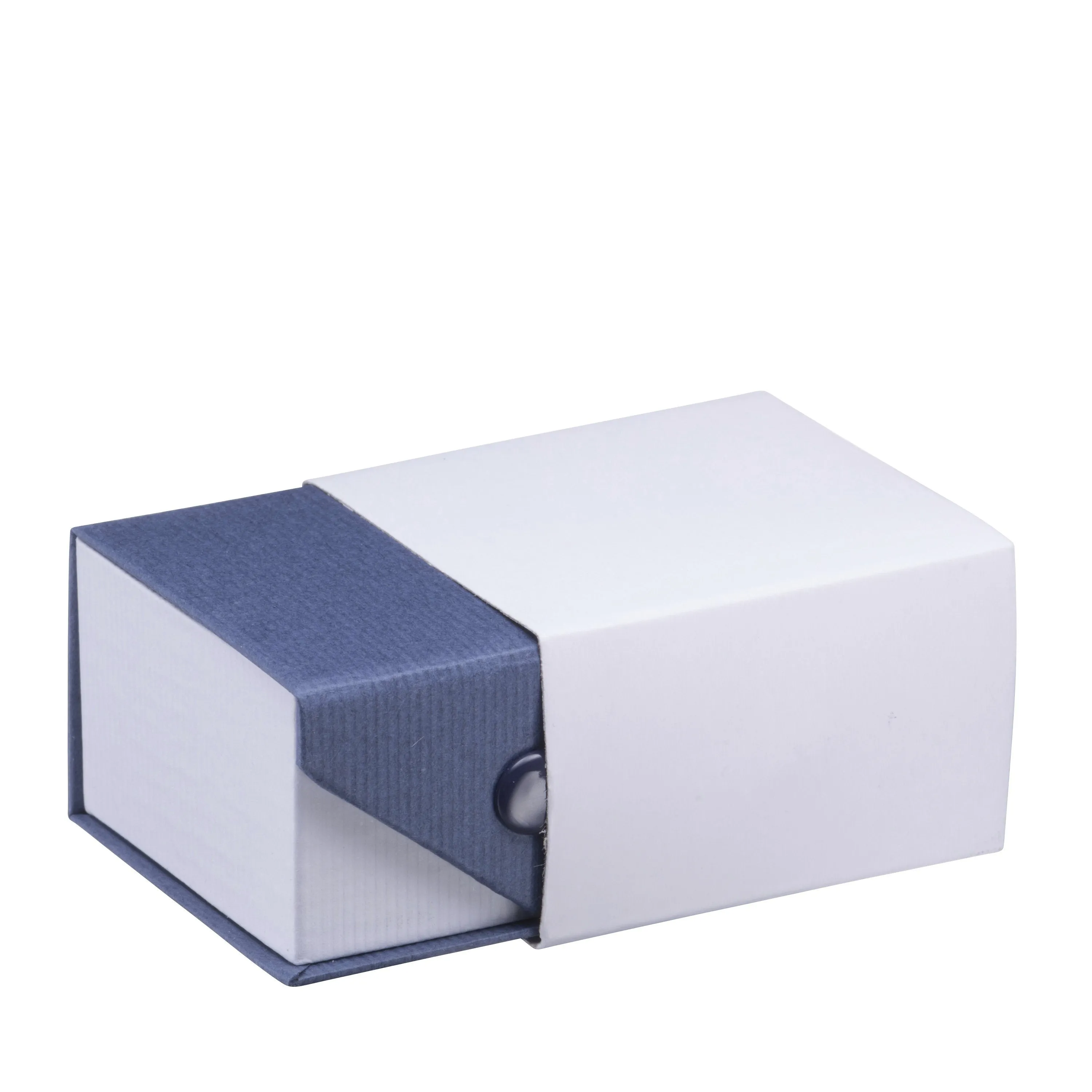 Ribbed Paper Snap Necklace Box, Prim Collection