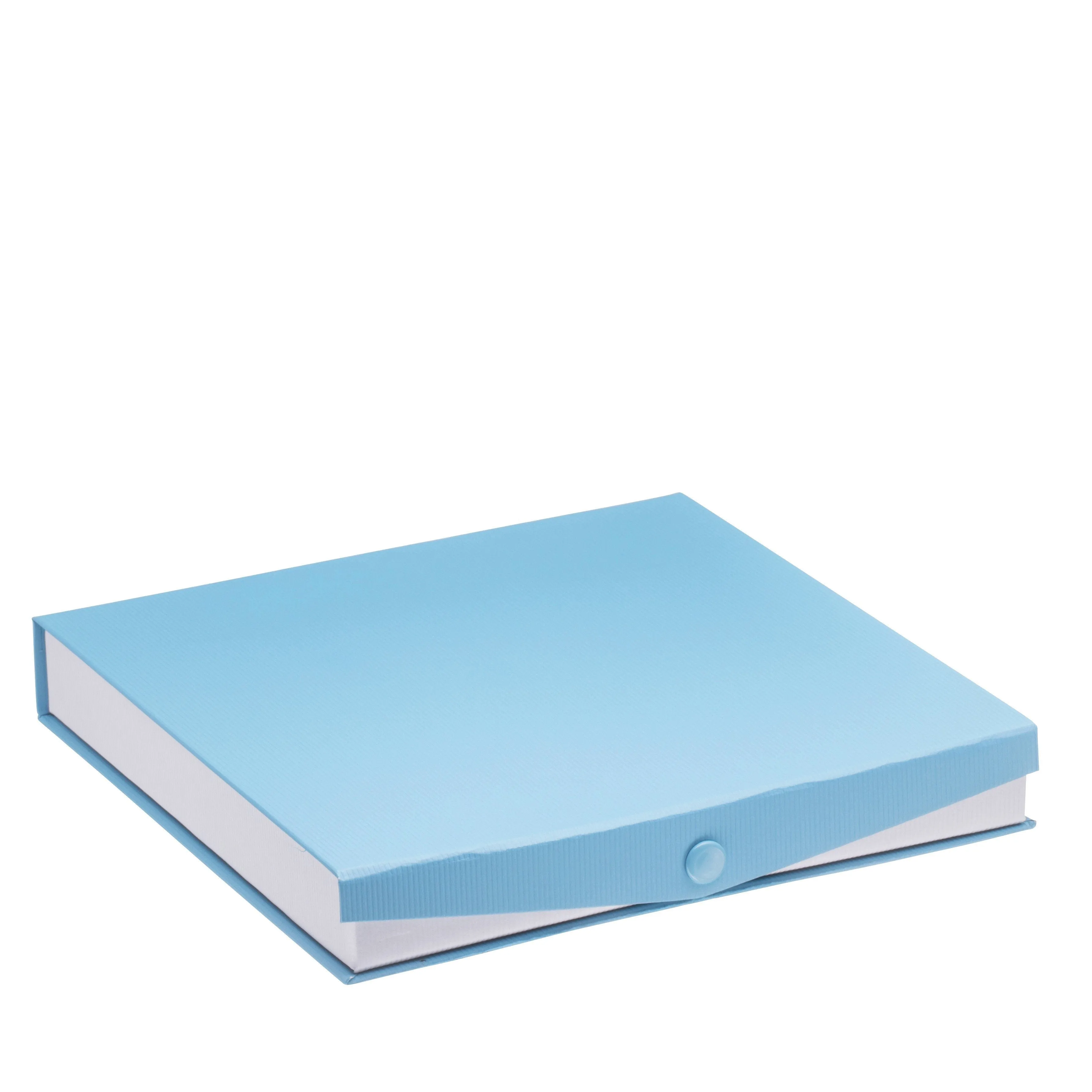 Ribbed Paper Snap Necklace Box, Prim Collection