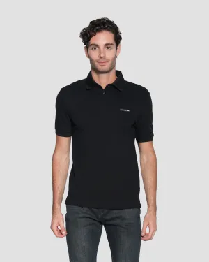 Rubber Logo Patch Polo Shirt