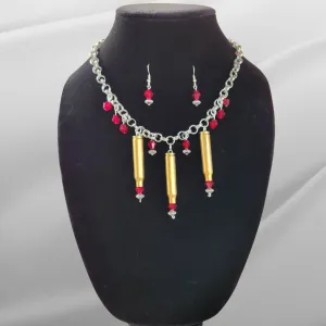 Tactical Elegance Necklace | Red