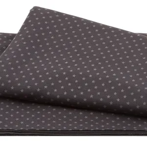 Wilmington Essentials - Dash of Pepper Stars All Over Dark Charcoal 3 Yard Cut